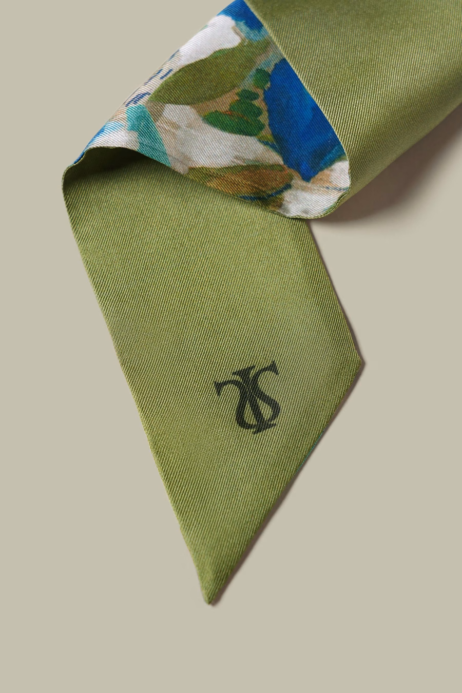 Bufanda de Seda Pintada Praslin