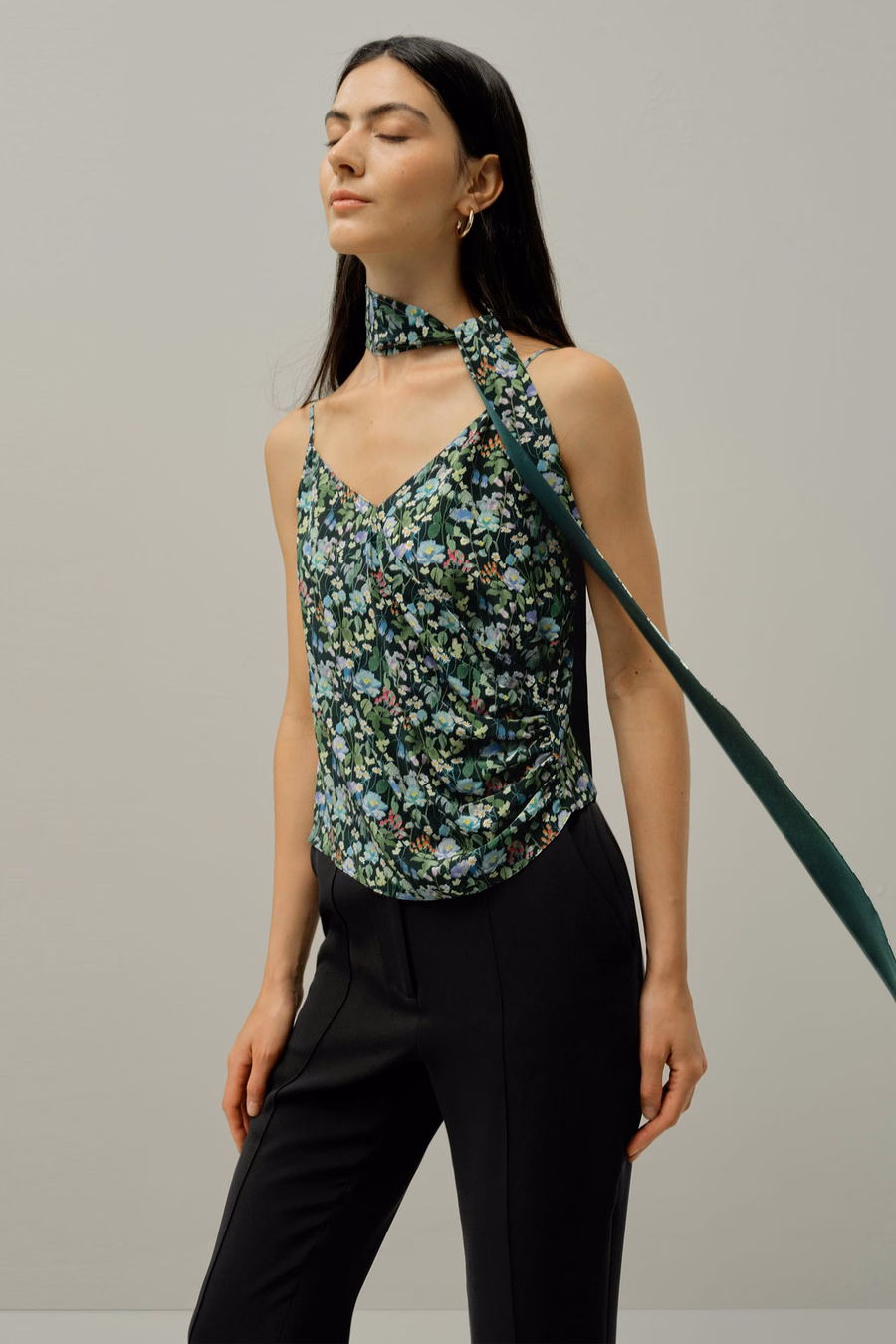 Bufanda del Bosque de Cuentos de Hadas - Hecha con Tela Liberty