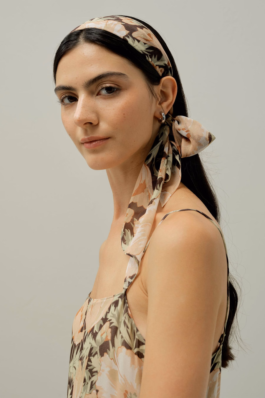 Bufanda Susurrante de Amapola - Hecha con Tela Liberty
