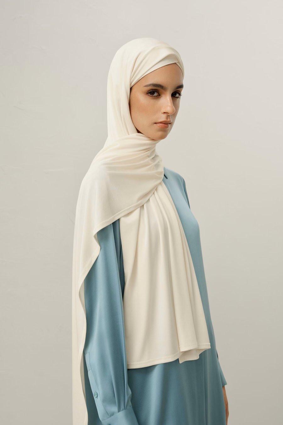 Jersey de viscosa de seda para hijab