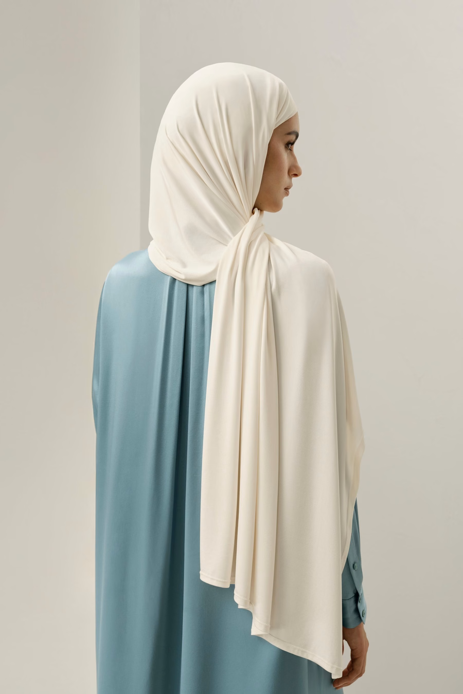 Jersey de viscosa de seda para hijab