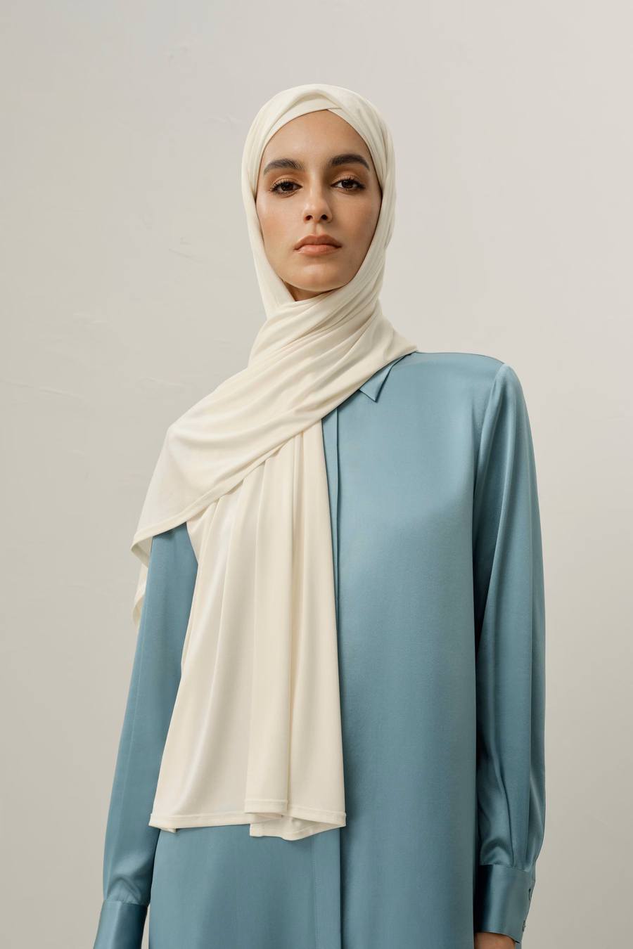 Jersey de viscosa de seda para hijab