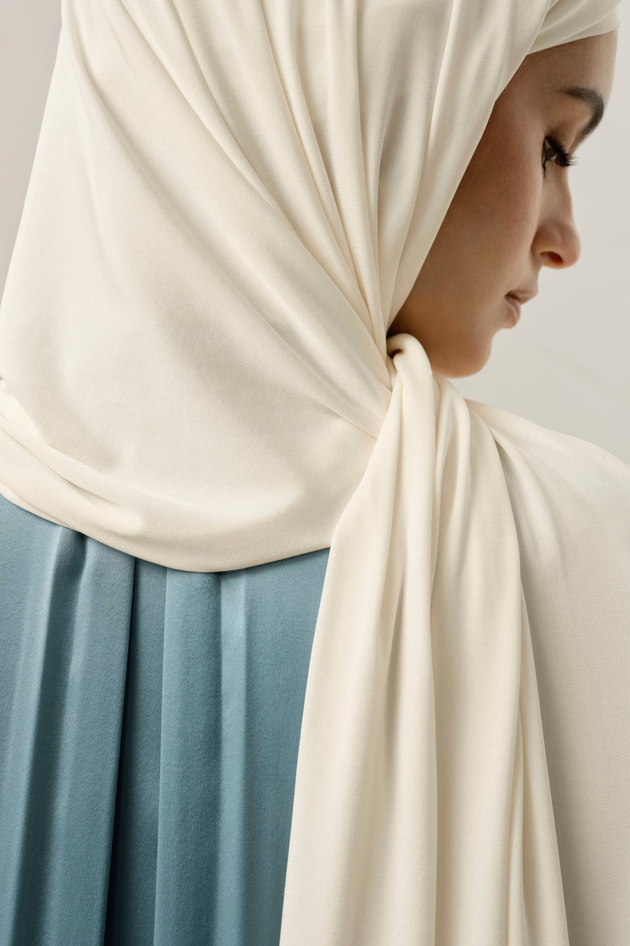 Jersey de viscosa de seda para hijab