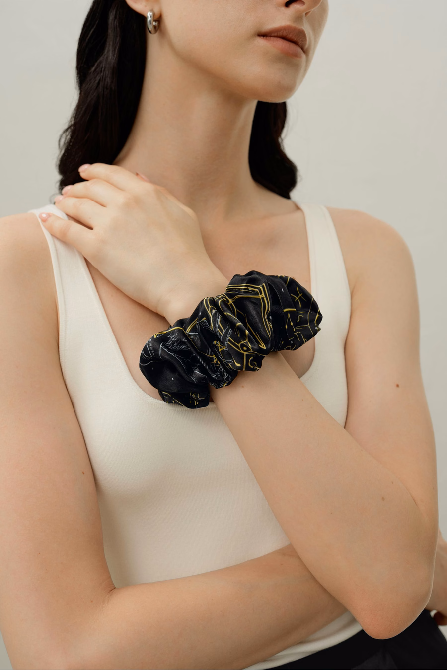 Scrunchies de seda del zodiacal Virgo