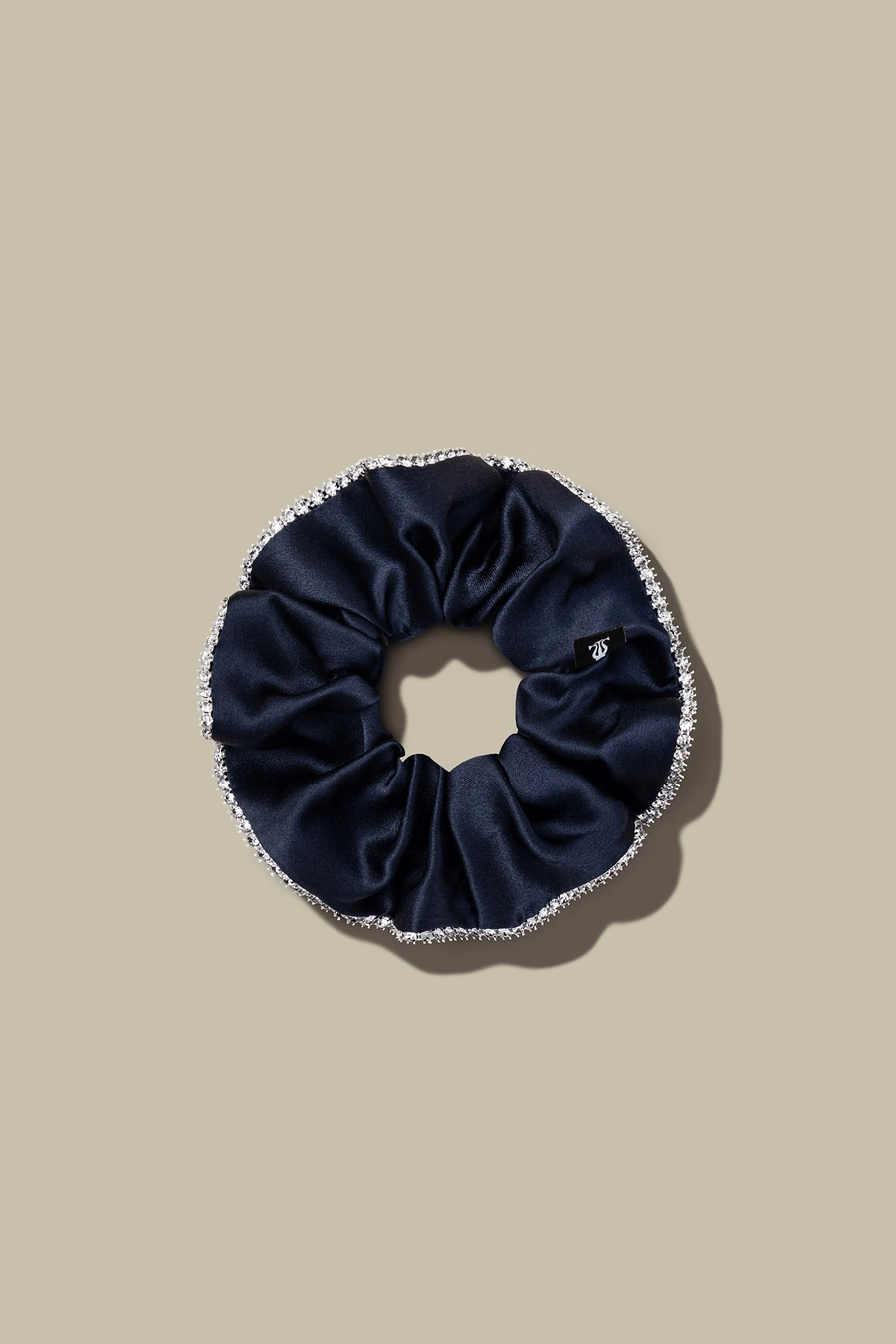 Coletas de seda con joyas de strass LILYSILK