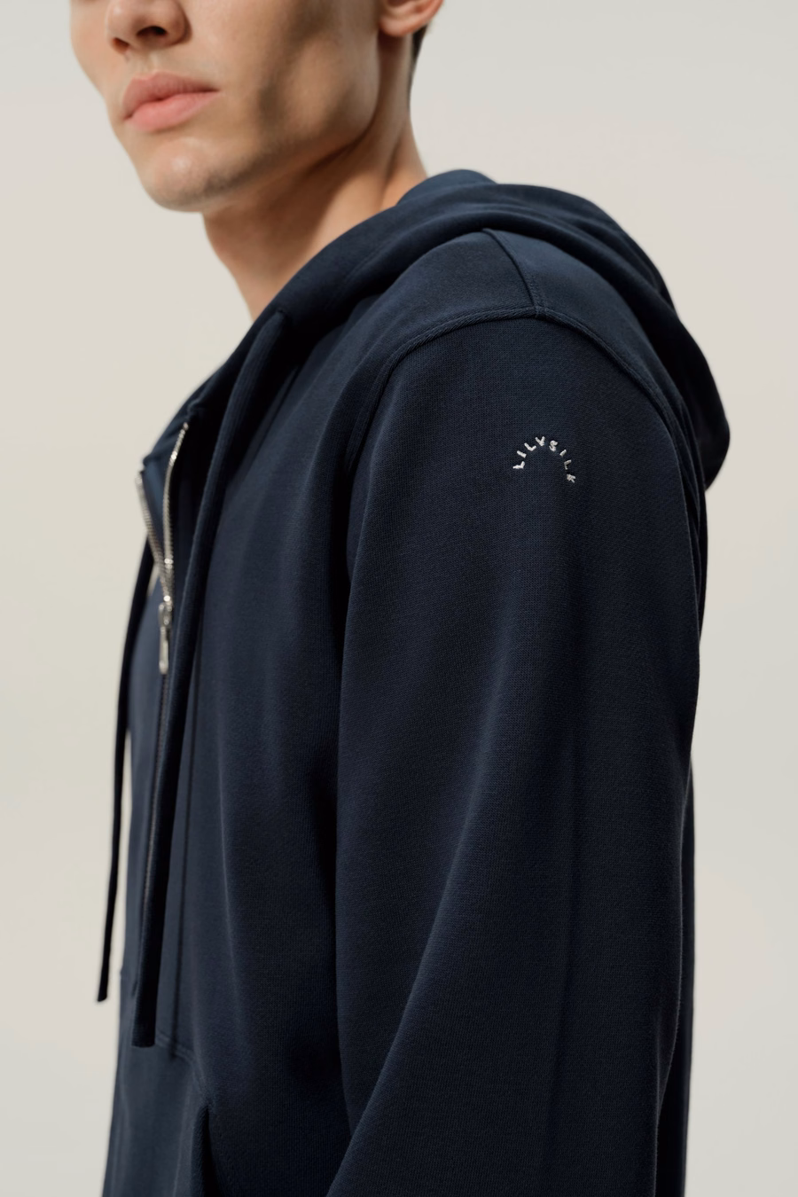 Sudadera con cremallera Silkerry para hombres