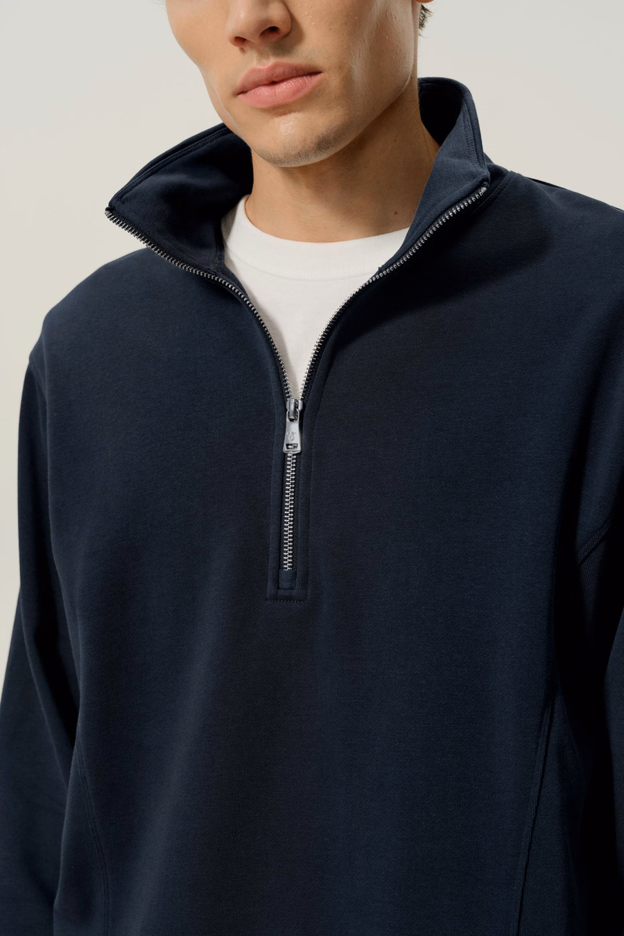 Sudadera de Media Cremallera para Hombre Silkerry