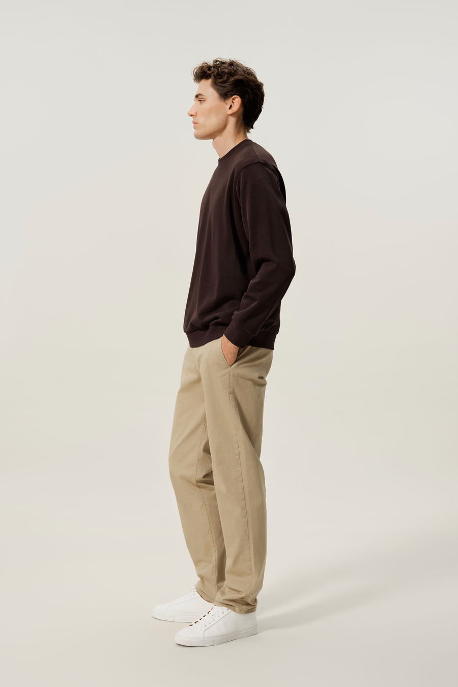 Sudadera de Cuello Redondo para Hombre Silkerry