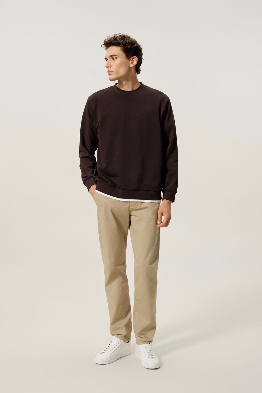 Sudadera de Cuello Redondo para Hombre Silkerry