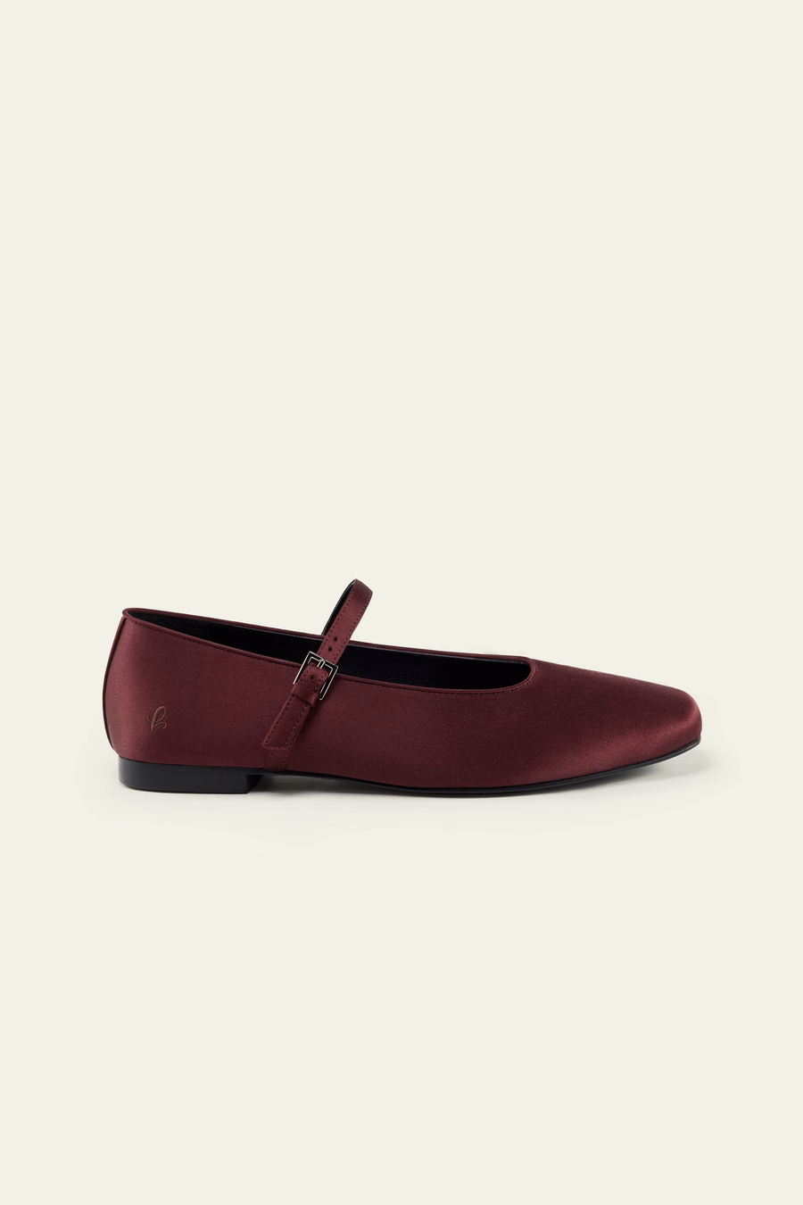 Zapatos Mary Jane de Seda y Cuero