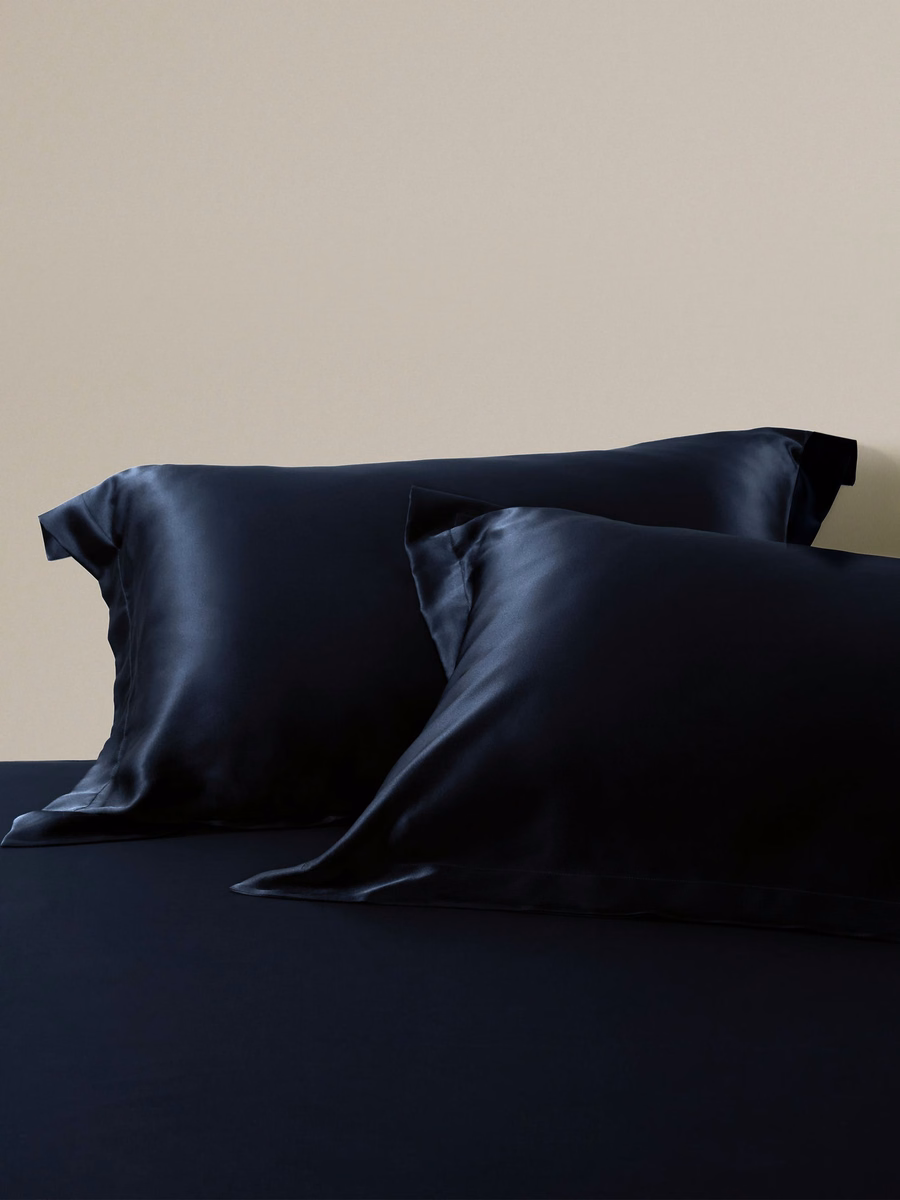 19 Momme Funda de Almohada de Seda Oxford con Sobre