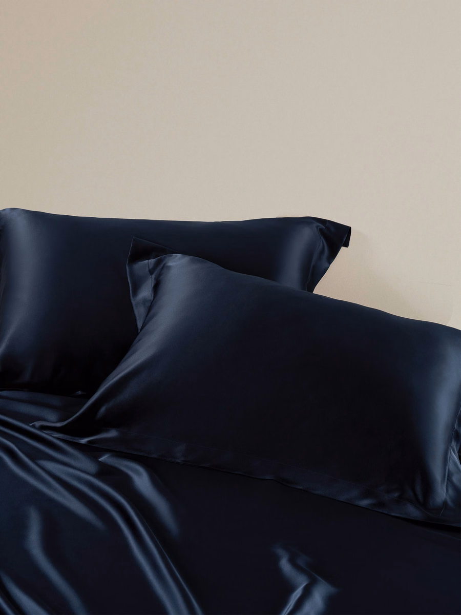 19 Momme Funda de Almohada de Seda Oxford con Sobre