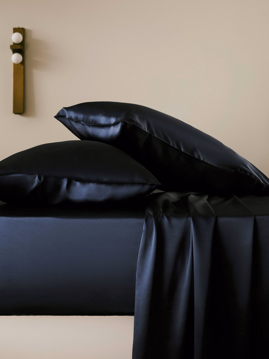 Fundas de almohada de seda en sobre de 19 Momme