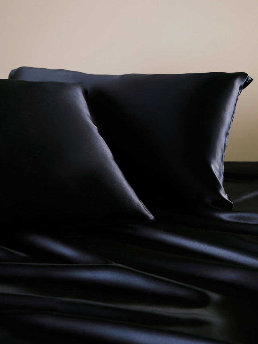 Fundas de almohada de seda en sobre de 19 Momme