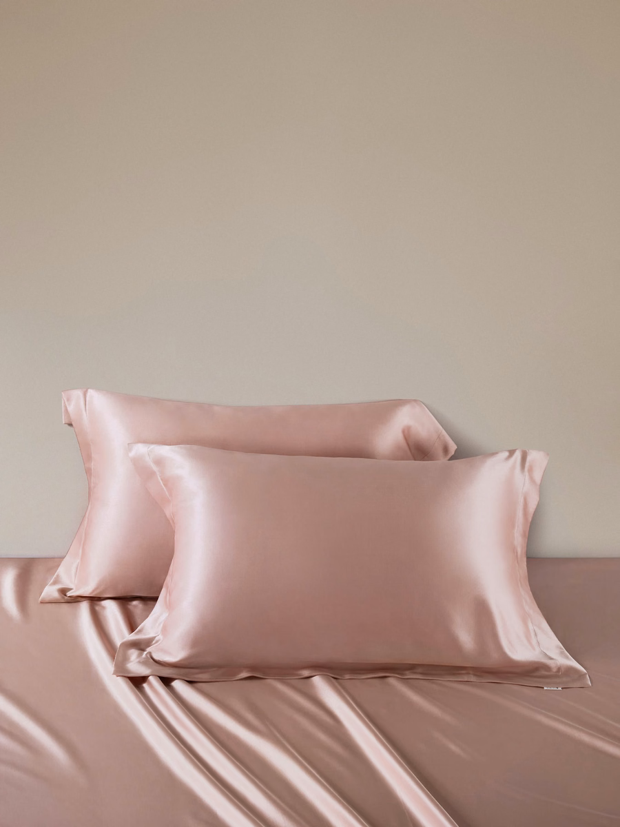Funda de Almohada de Seda Oxford de 22 Momme