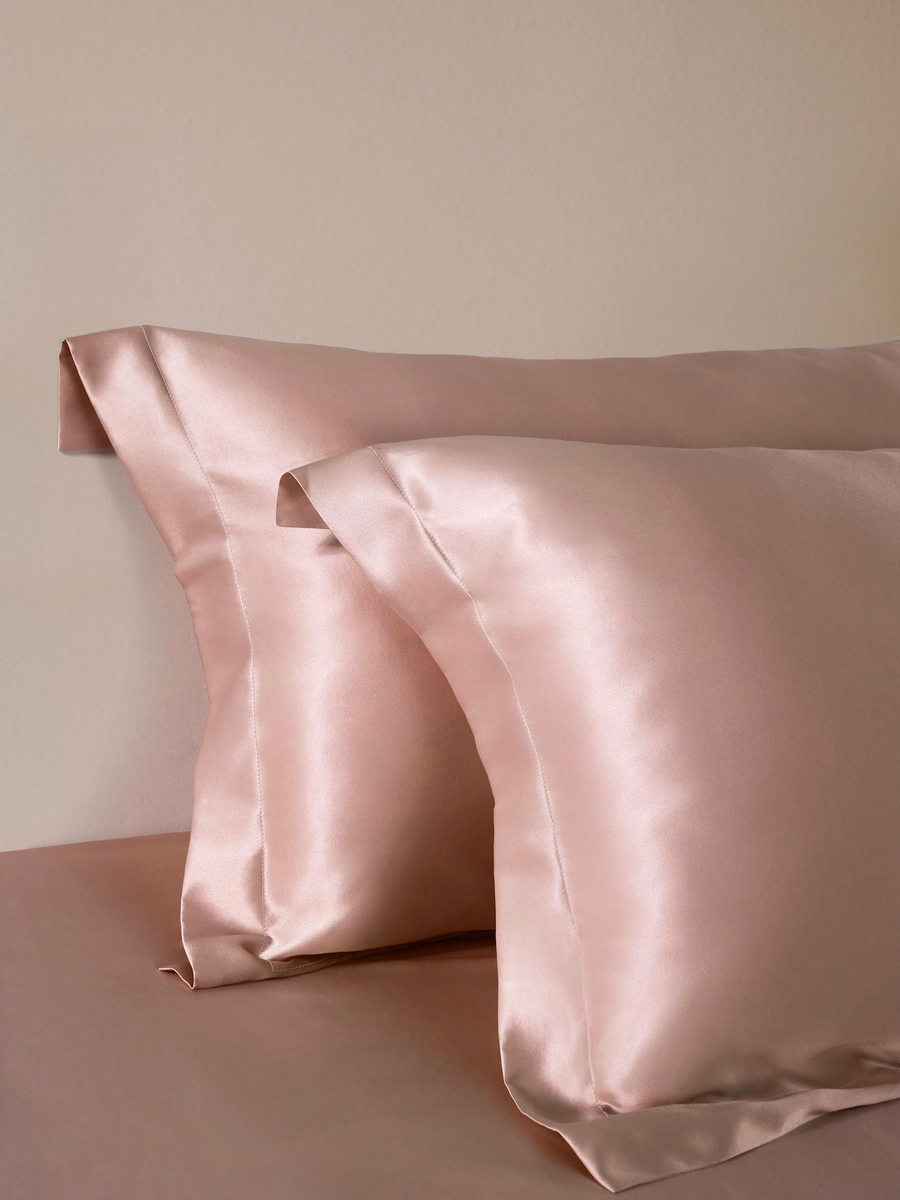 Funda de Almohada de Seda Oxford de 22 Momme