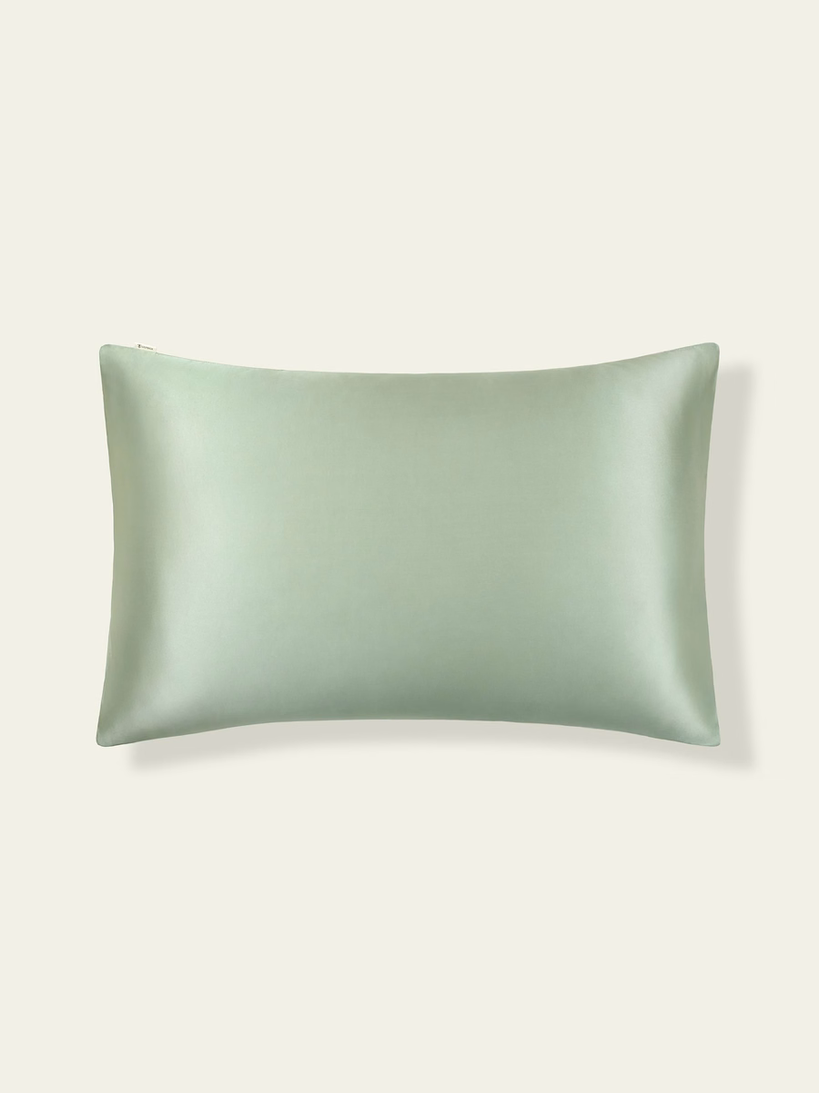 Funda de Almohada de Seda con Aceite de Camelia