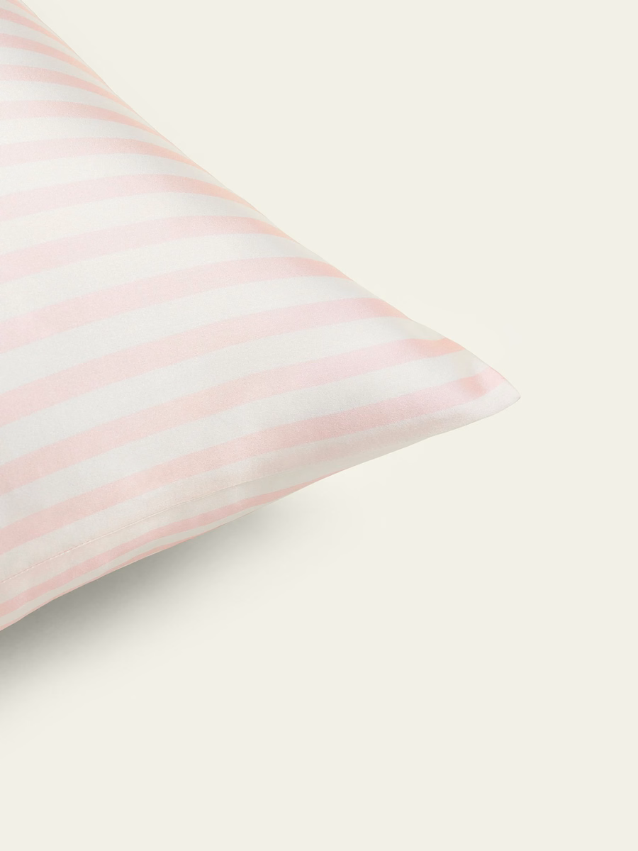 Funda de Almohada Envelope a Rayas de Charmeuse
