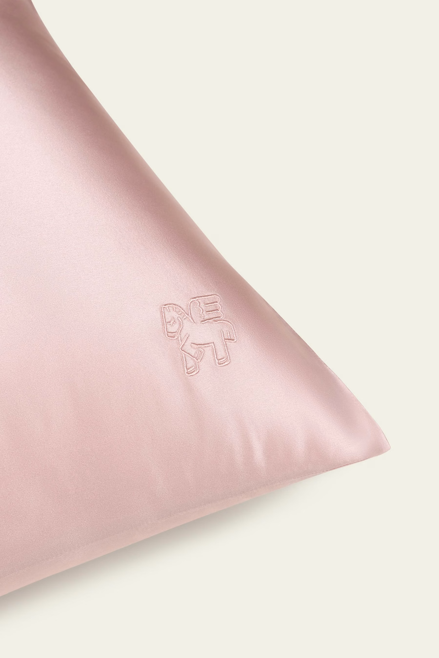 Funda de Almohada Bordada de Caballo para el Año Nuevo