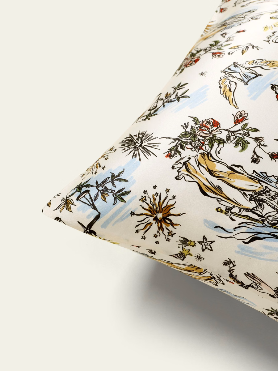 Funda de Almohada del Zodiac de Libra