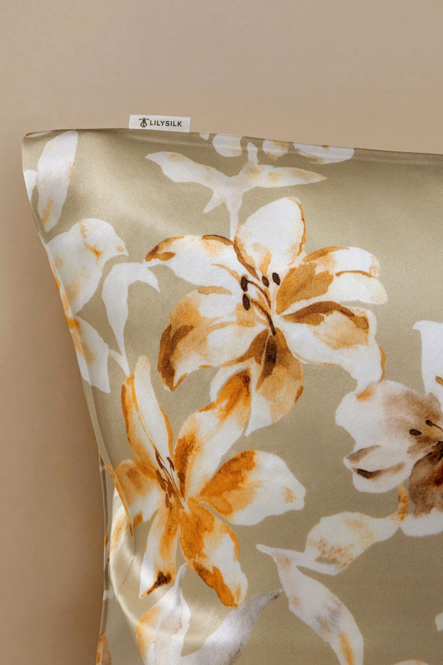 Funda de almohada de seda Aureate Flow