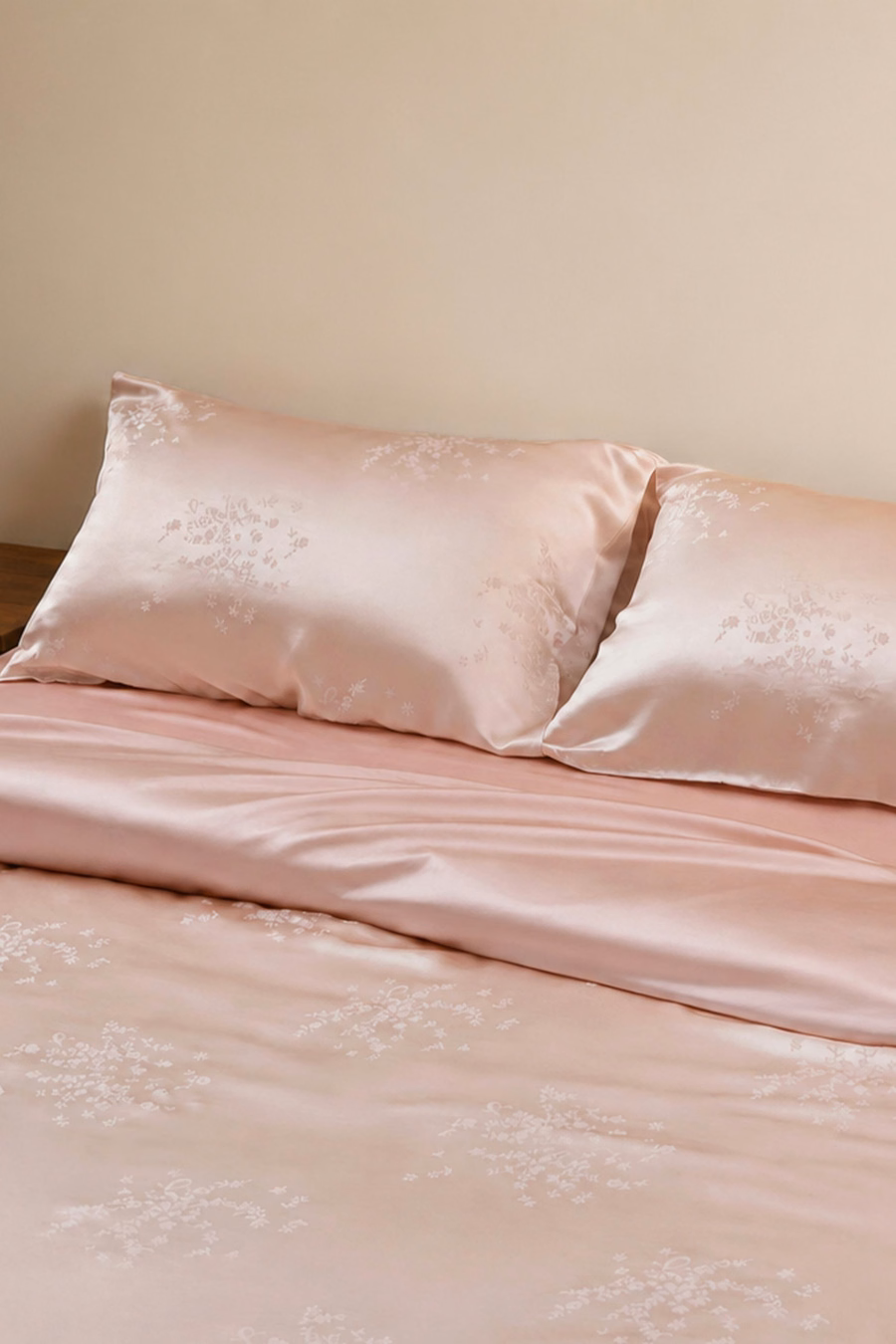 YING Funda nórdica de seda Jacquard