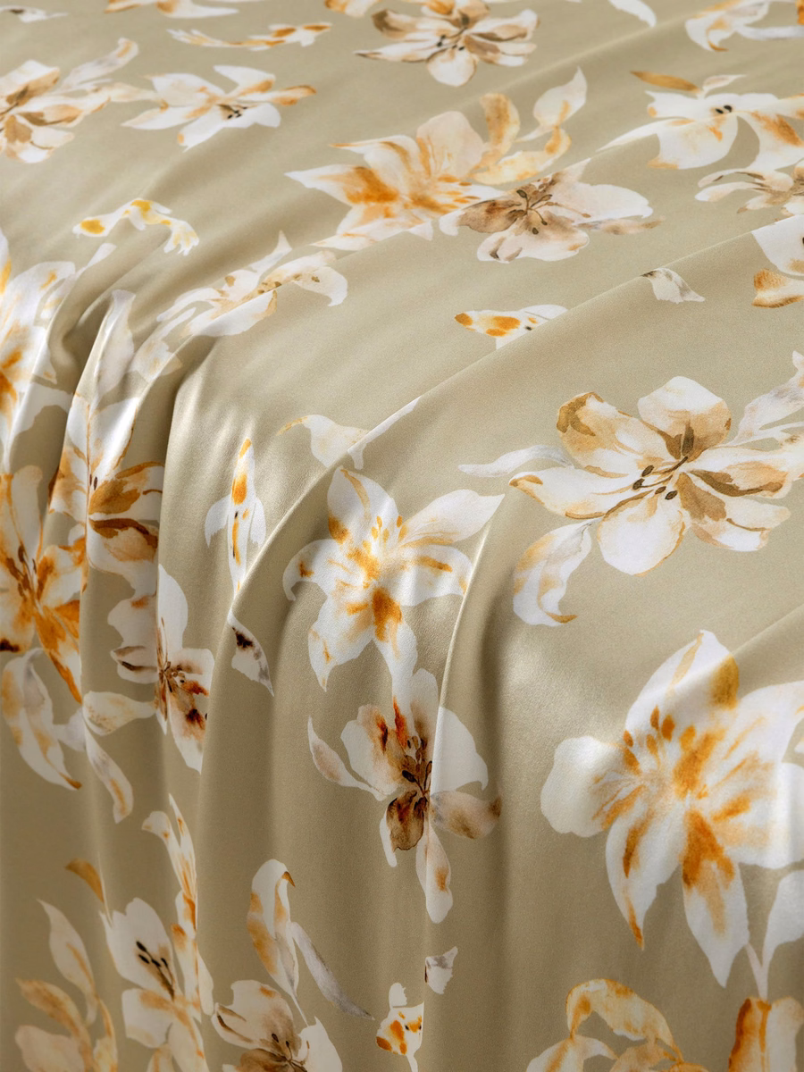 Juego de Ropa de Cama de Seda Coordinado Flujo Aureate