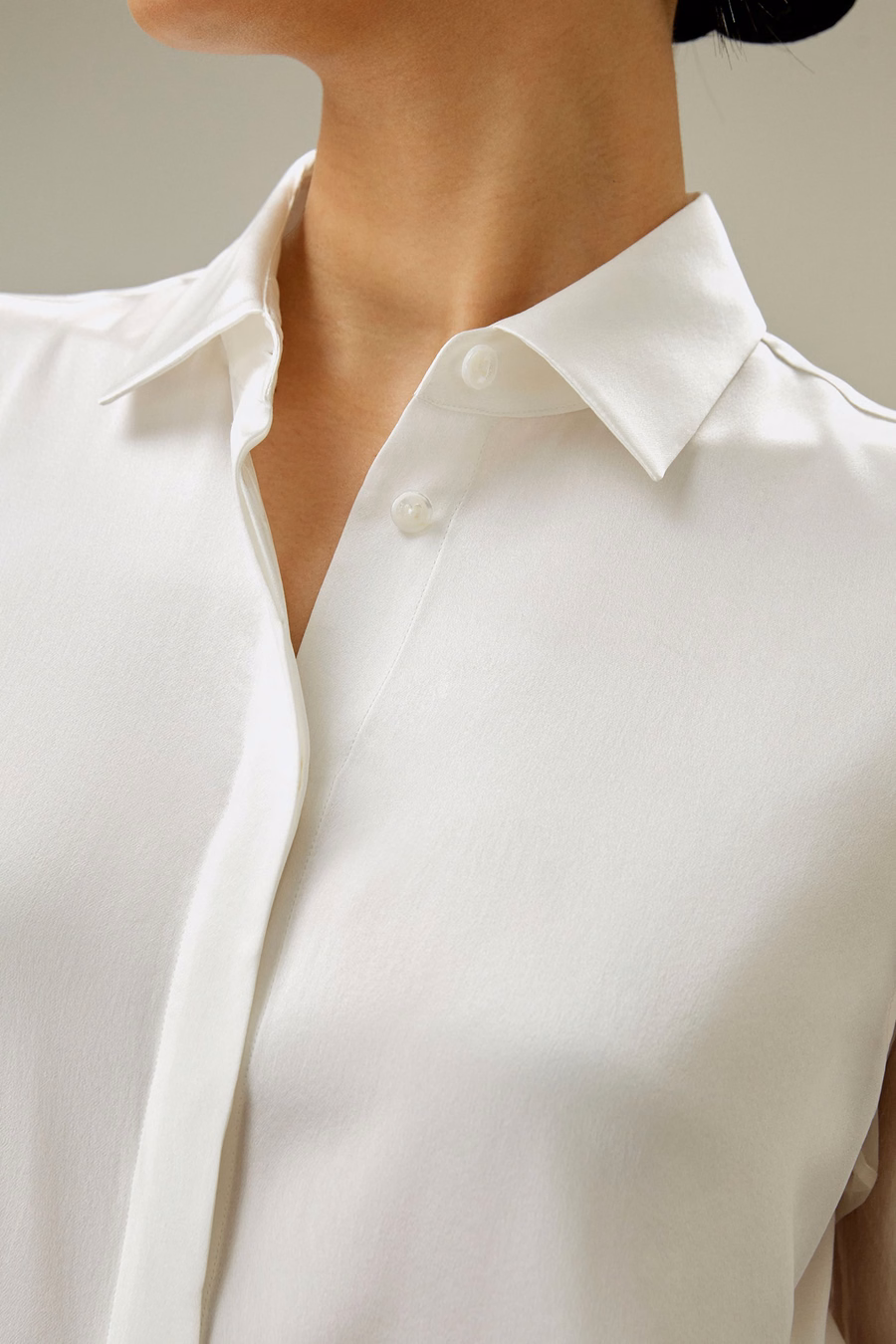 Camisa de Seda Etérea