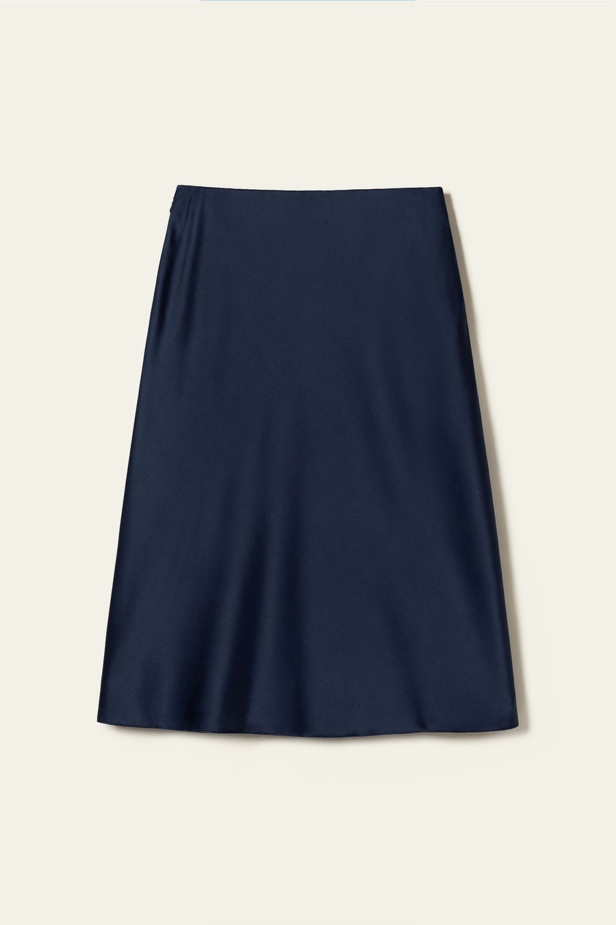 Falda Minimalista de Charmeuse Elástica