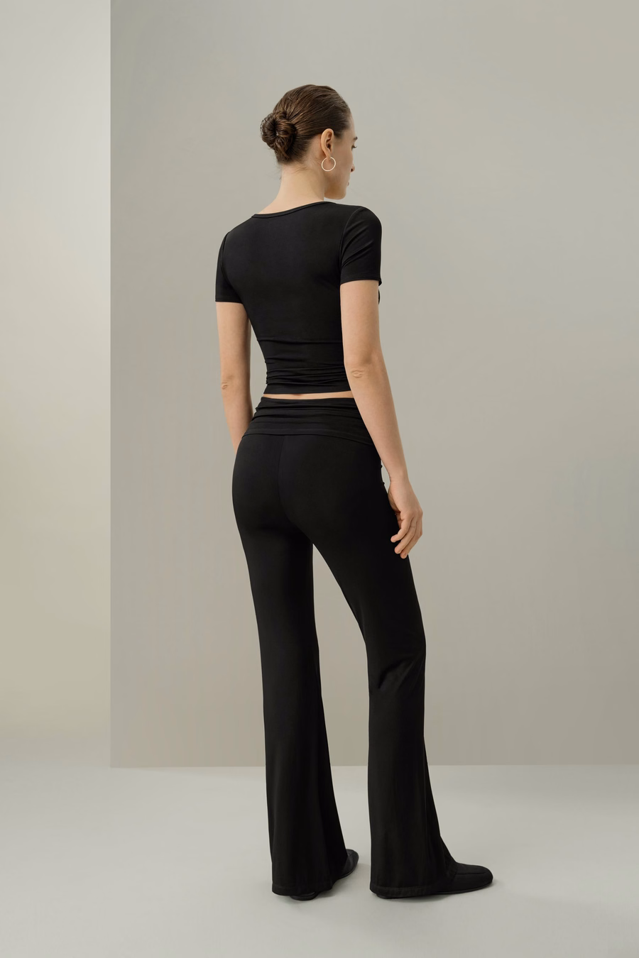 Pantalones Fluid Flare de Jersey de Seda Breeze
