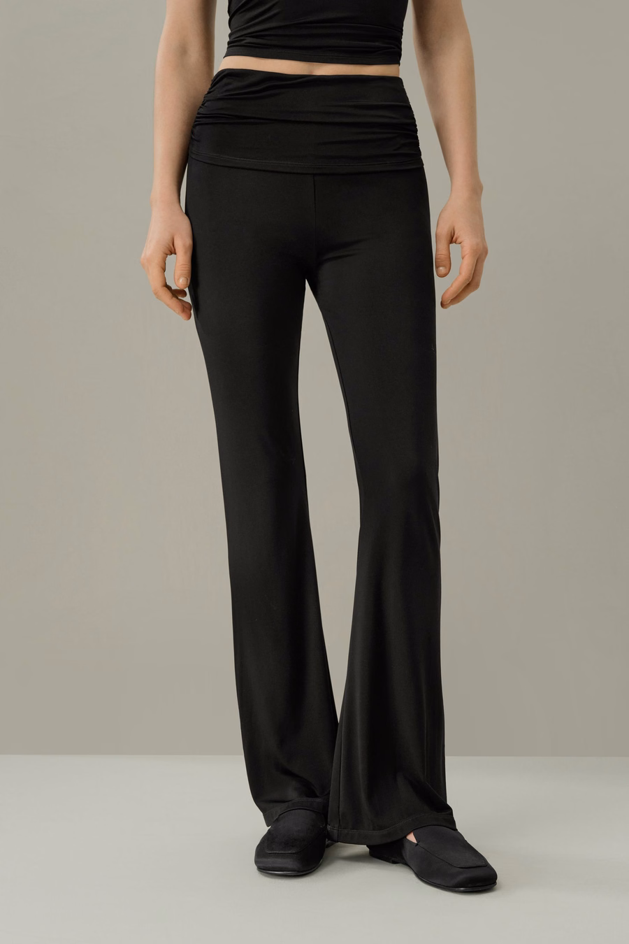 Pantalones Fluid Flare de Jersey de Seda Breeze