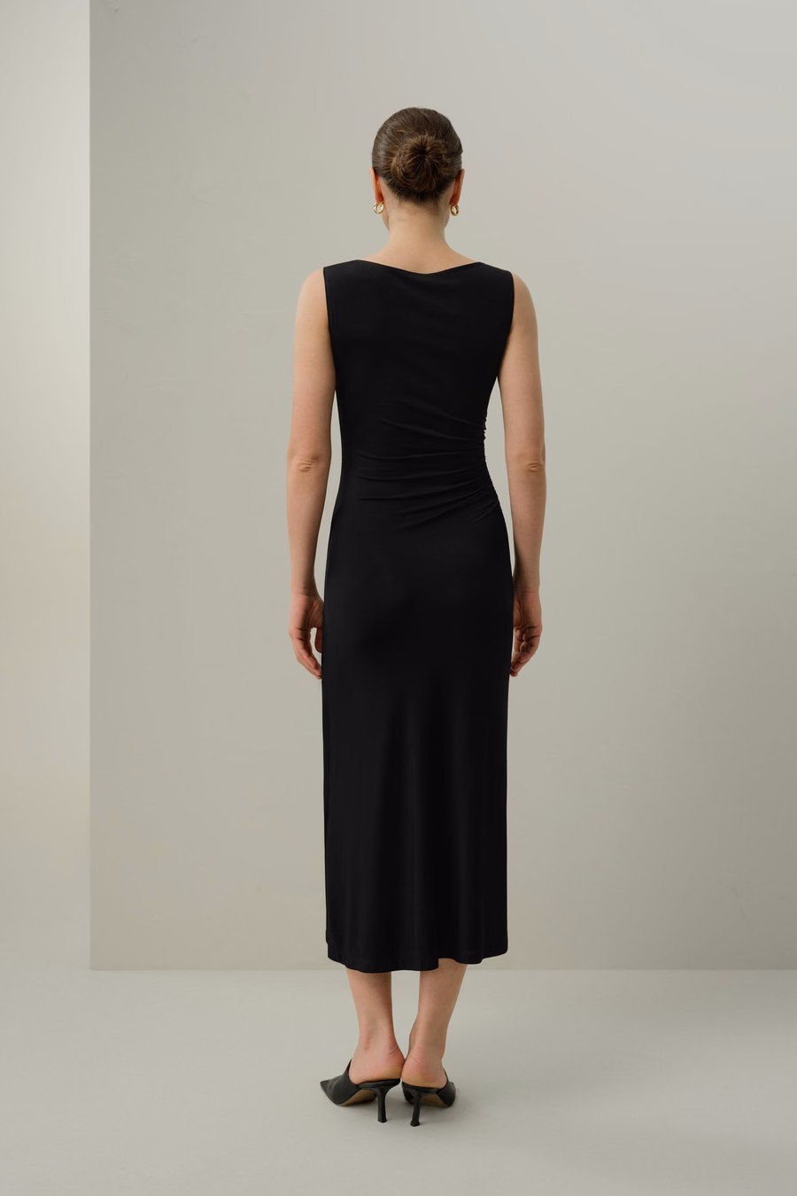 Vestido Asimétrico Slim Fit de Jersey de Seda Breeze