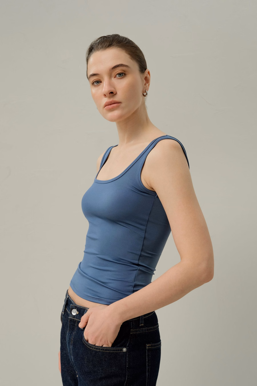 Tank de Jersey de Seda Breeze