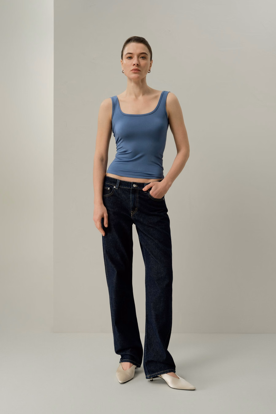 Tank de Jersey de Seda Breeze