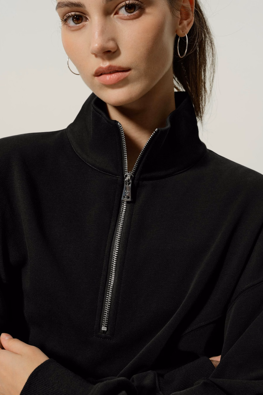 Sudadera Heirloom '89 con media cremallera