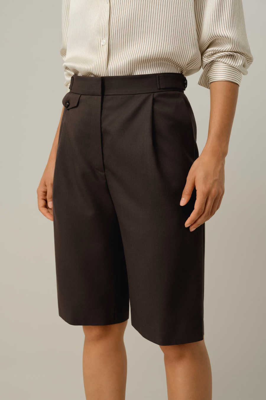 Bermudas de Lana-Seda