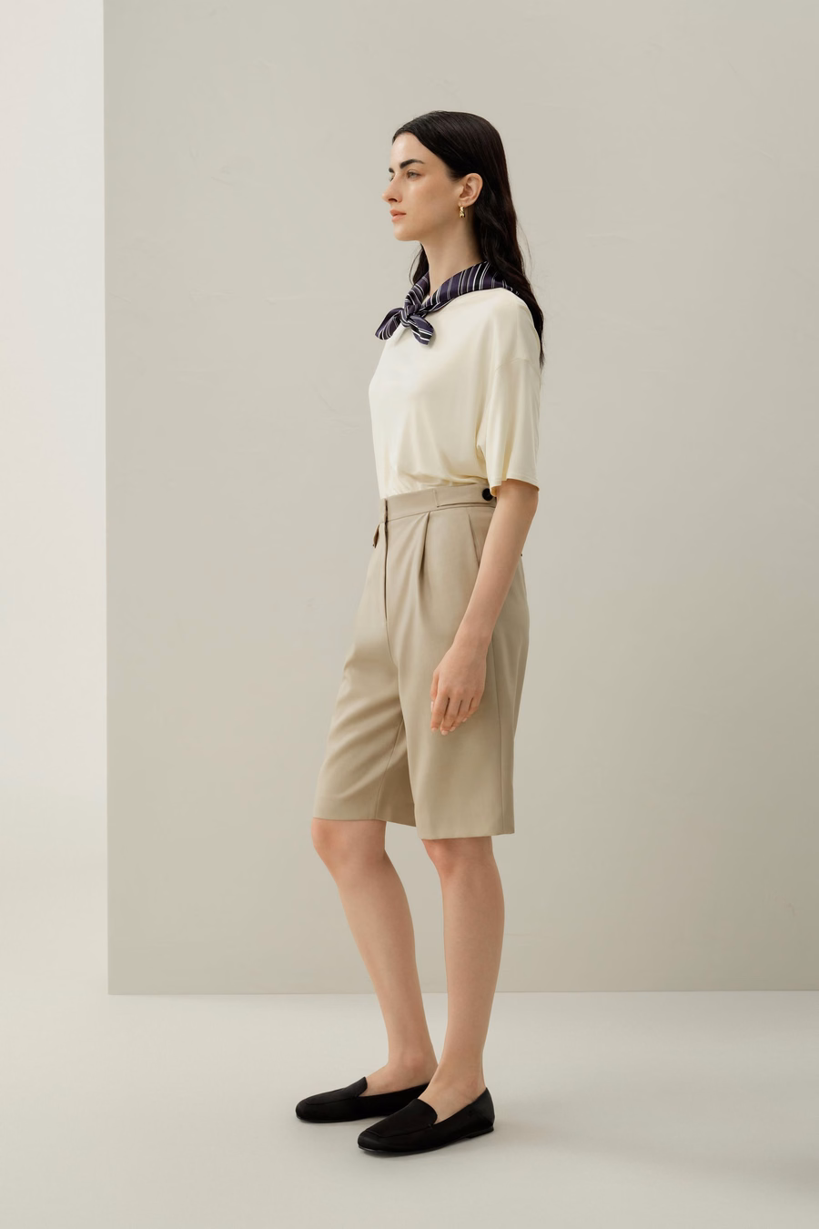 Bermudas de Lana-Seda