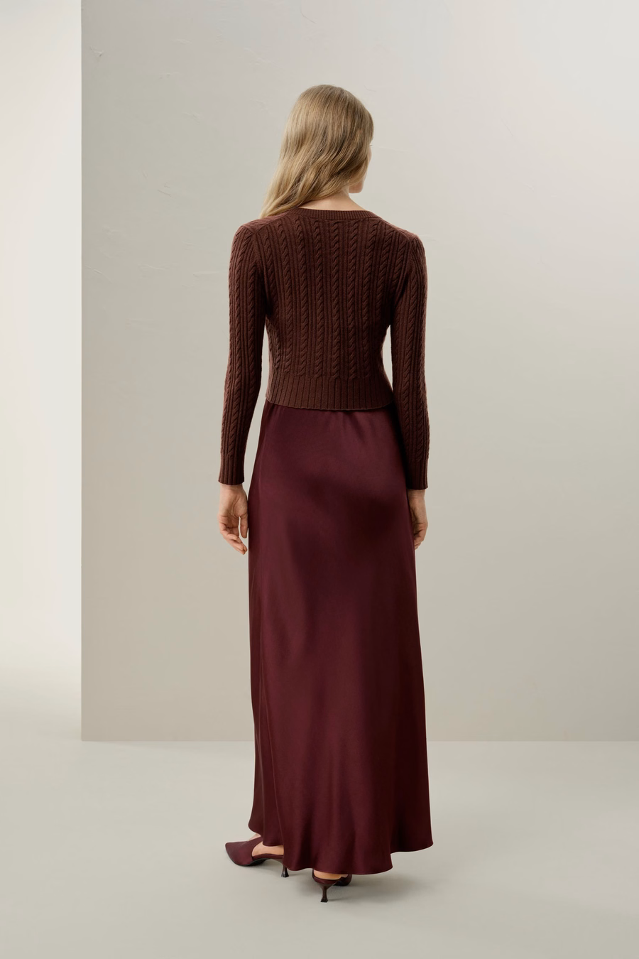LILYSILK X LYDIA MILLEN El Cárdigan Hawthorn