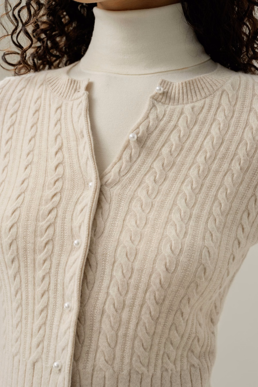 LILYSILK X LYDIA MILLEN El Cárdigan Hawthorn