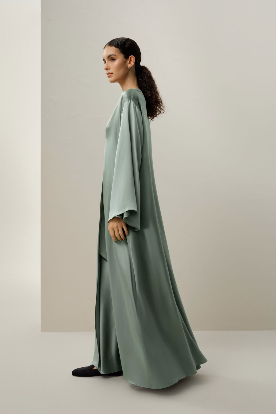 Abaya de Seda Charmeuse