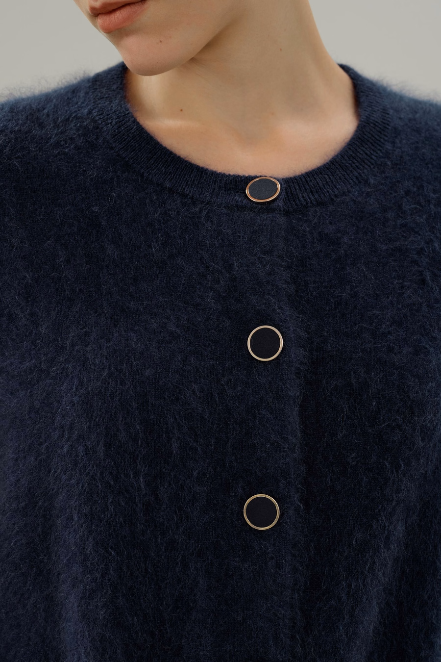 Cardigan de cachemira cepillada ultra suave