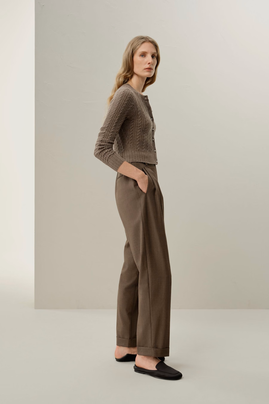LILYSILK X LYDIA MILLEN El Cárdigan Hawthorn