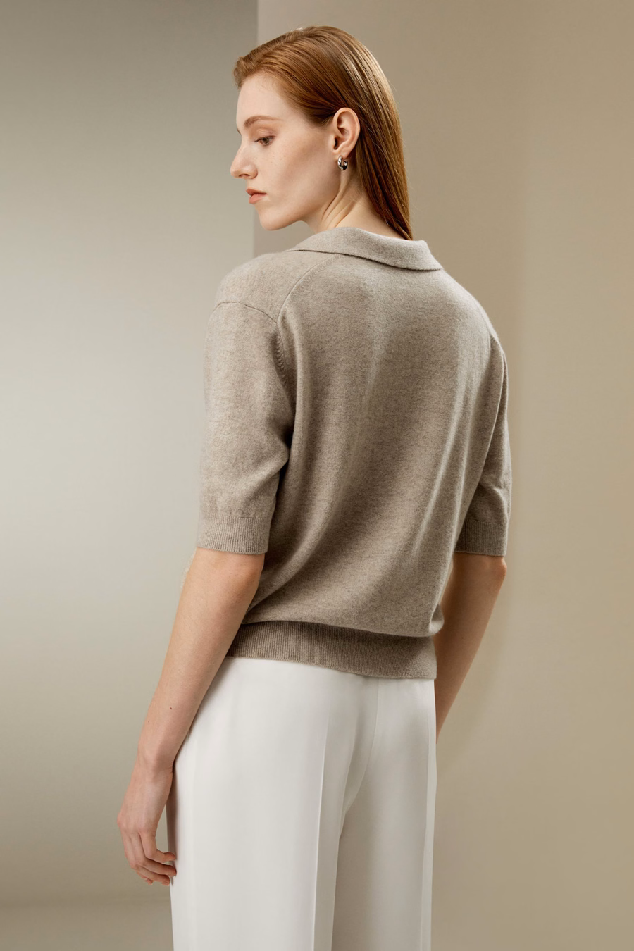 Polo de lana merino ultrafina