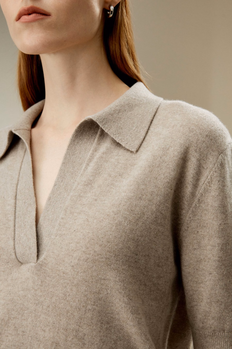 Polo de lana merino ultrafina