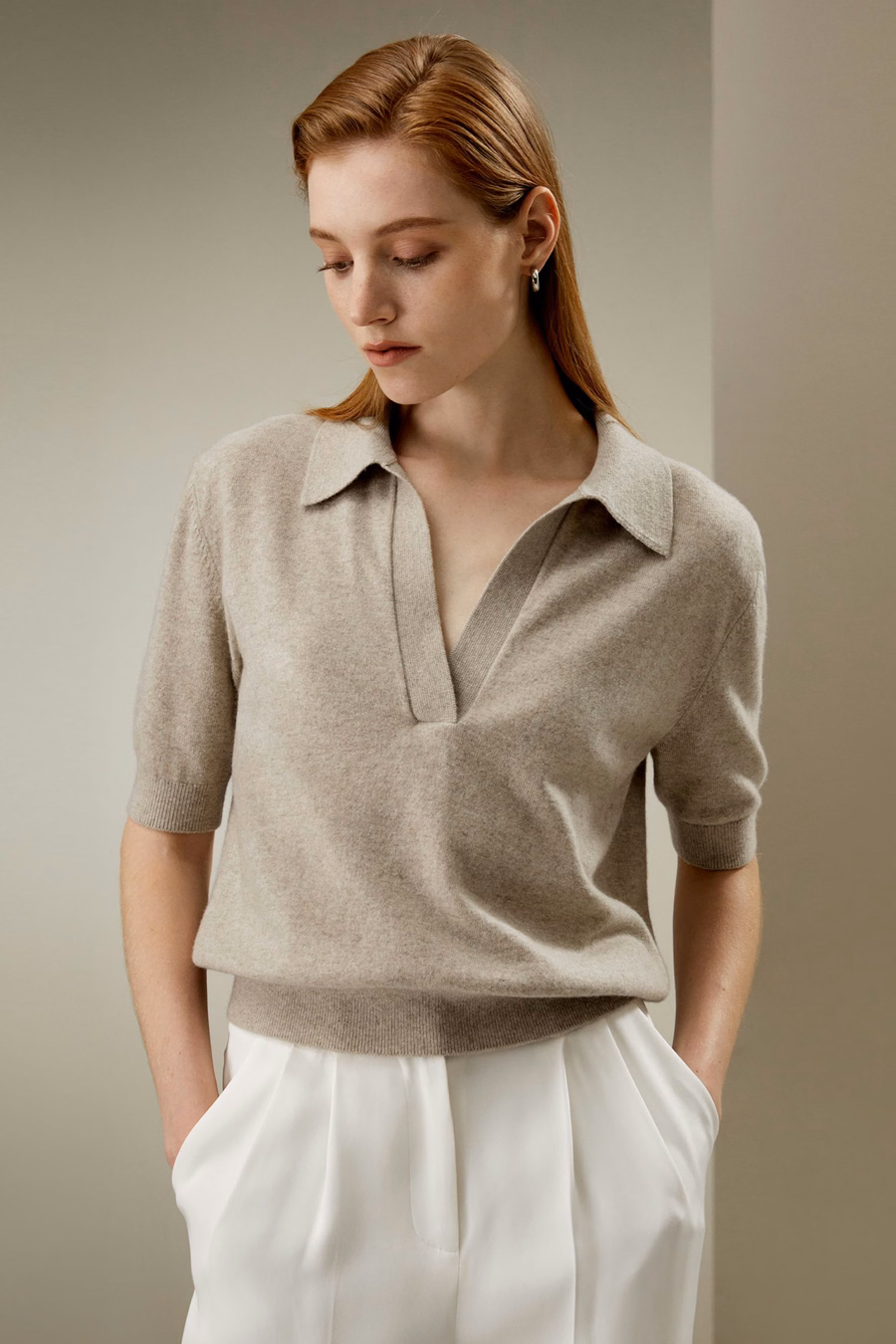 Polo de lana merino ultrafina