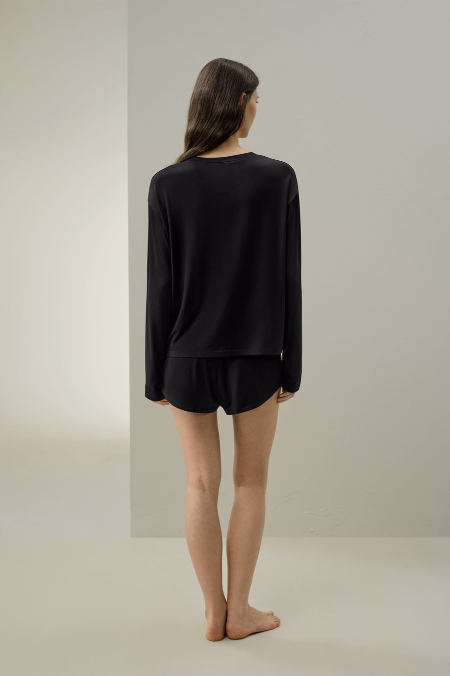 Top de Lounging Relaxed de Jersey de Seda Breeze