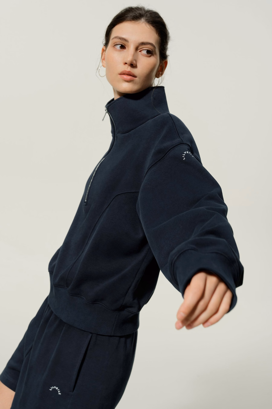 Sudadera Heirloom '89 con media cremallera