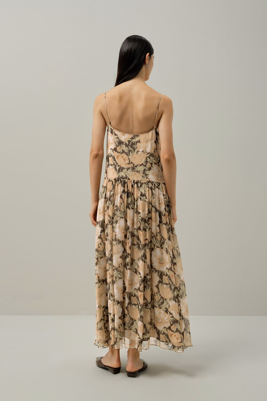 Vestido slip Poppy Parade -Hecho con tela Liberty