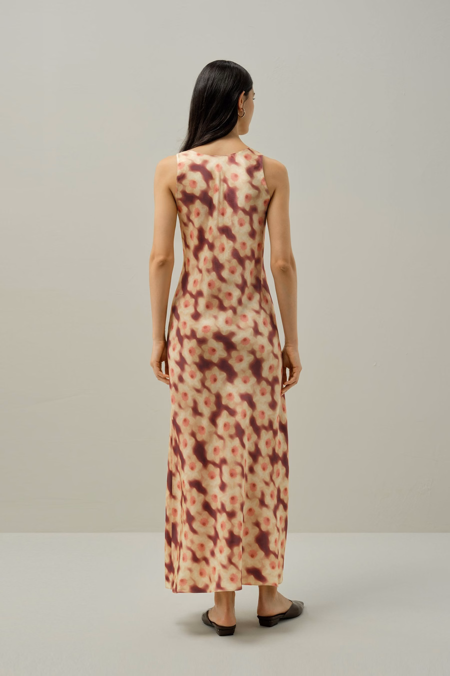Deep U-Neckdress - Hecho Con Tela Liberty