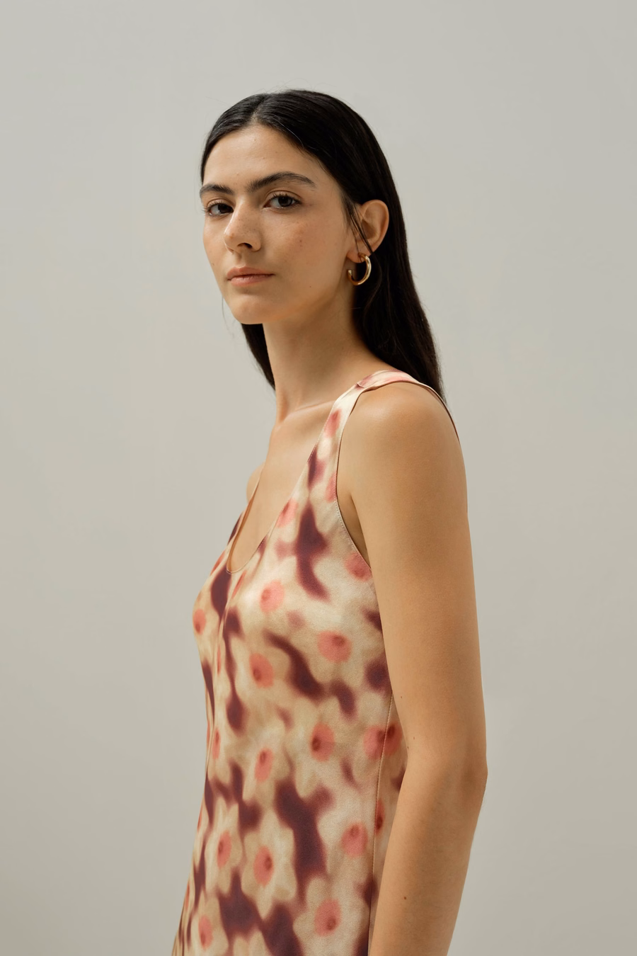 Deep U-Neckdress - Hecho Con Tela Liberty